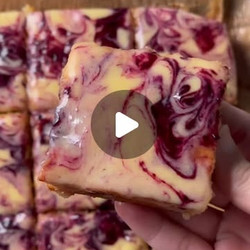 Lemon Blueberry Cake Bars