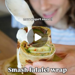 Smash Falafel Wrap