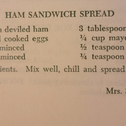 Ham Sandwich Spread