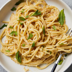 NYTimes: Lemony Hummus Pasta