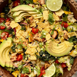 Southwestern Chicken Salad With Chipotle Lime Vinaigrette