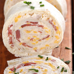 Crack Chicken Tortilla Roll Ups