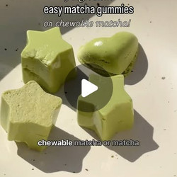 Chewable Matcha Gummies With Collagen