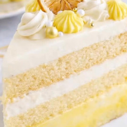 Lemon Buttercream Layer Cake