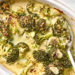 Cheesy Baked Broccoli