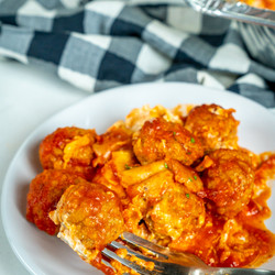 Meatball Sub Casserole