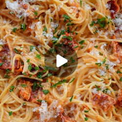 Creamy Sundried Tomato Capellini