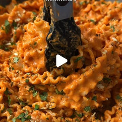 High Protein Red Pepper Pasta