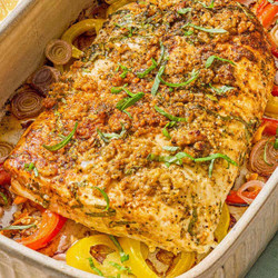 Easy Baked Fish With Garlic And Basil