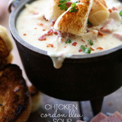 Chicken Cordon Bleu Soup - Chef In Training
