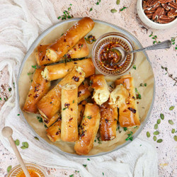 Flaky Chili Honey Feta Rolls Appetizer