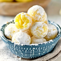 White Chocolate Lemon Truffles