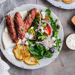 Greek Style Beef Skewers