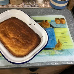 Winter warmer, syrup sponge