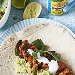Barbecued Chicken Fajita Skewers
