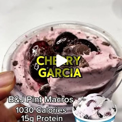 High-protein B&amp;j Cherry Garcia Ice Cream
