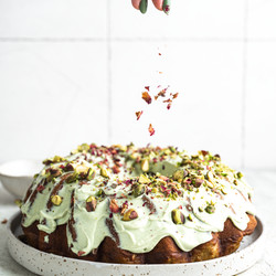 Gluten Free Pistachio Bundt Cake