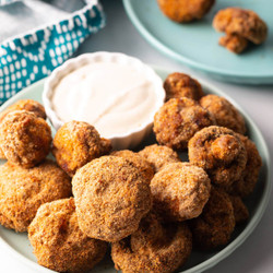 Air Fryer Mushrooms (breaded)