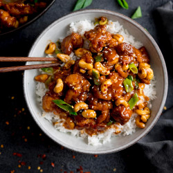 Sticky Cashew Chicken