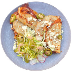 CHICKEN QUESA-TACOS