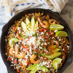 Shrimp And Rice Recipe With Black Beans