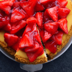 Perfect Strawberry Cheesecake (new York Style)