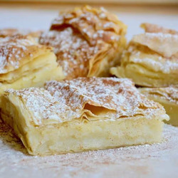 Sweet Semolina Pie (bougatsa) Recipe