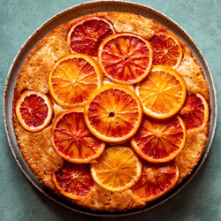 Upside Down Bloedsinaasappel Cake