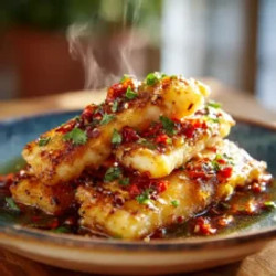 Garlic Butter Cod Strips With Sweet Chili Lime Sauce