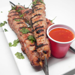 Thai-style Ground Pork Skewers