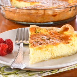 Three Cheese Quiche