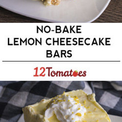 No-bake Lemon Cheesecake Bars