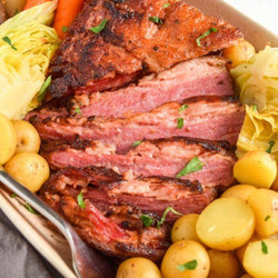 Sous Vide IPA Beer Corned Beef - FITZ