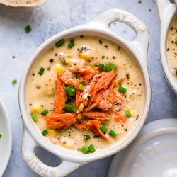 Seattle Smoked Salmon Chowder