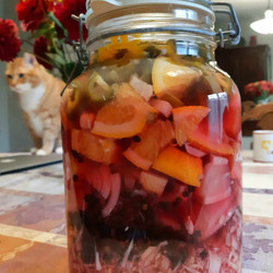 Elderberry And Calendula Fire Cider