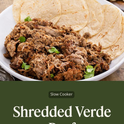 Shredded Verde Beef