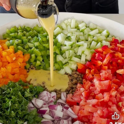 Mediterranean Lentil Salad
