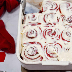Red Velvet Cinnamon Rolls