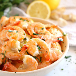 Garlicky Roasted Shrimp