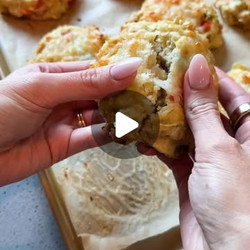 High-protein Egg White Breakfast Biscuits