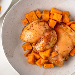 Roasted Chicken And Sweet Potatoes