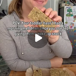 Toddler Granola Bar Recipe