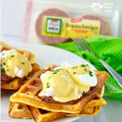 Keto Chaffle Benedict Recipe