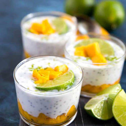 Mango Lime Chia Pudding