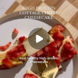 High Protein Cottage Cheese Cheesecake