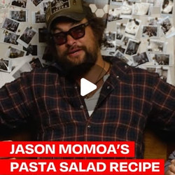 Jason Momoa's Salmon Pasta Salad