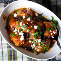 Lamb Meatballs With Feta And Lemon