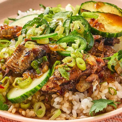 Vietnamese-inspired Caramelized Sardines canned seafood