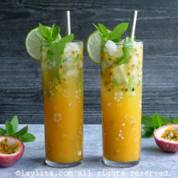 Passion Fruit Mojitos