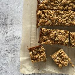 One Pot Oaty Caramel Slice